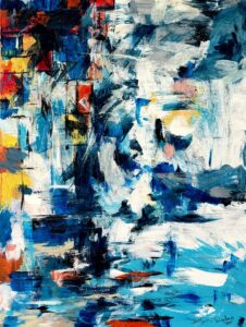 Beach Lights - 36x48 - Acrylic on Canvas