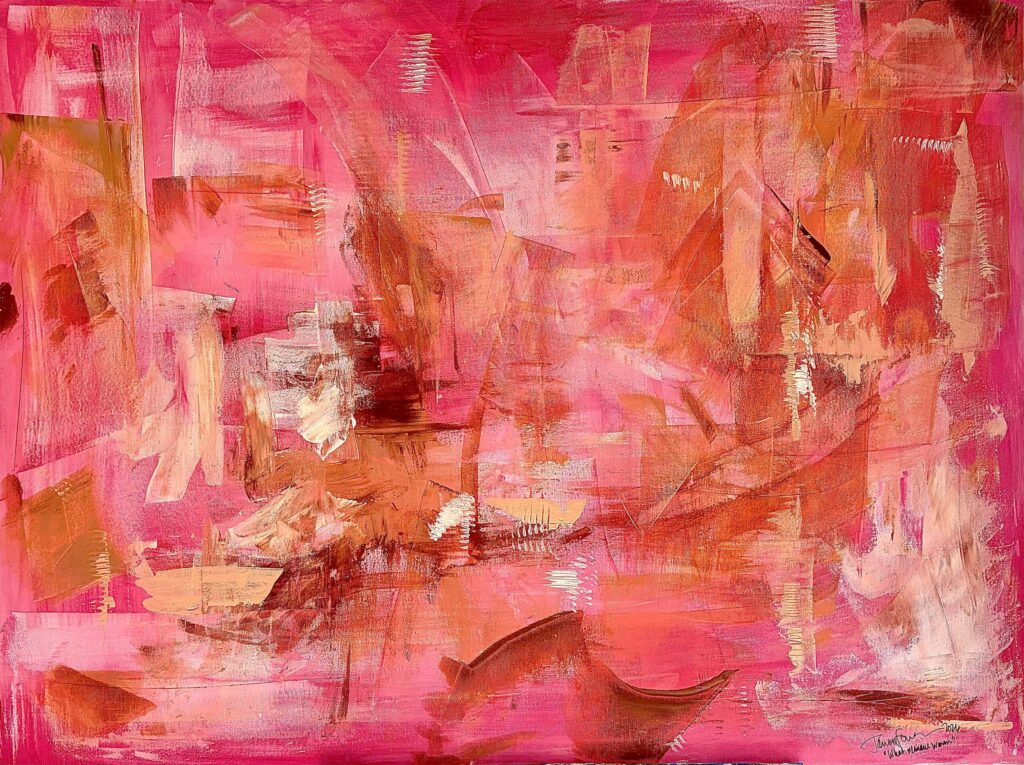 What Remains Warm - 48x36 - Acrylic on Canvas