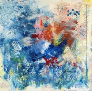 Data - painting - 36" x 36" - Acrylic on Canvas