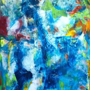 large colorful painting