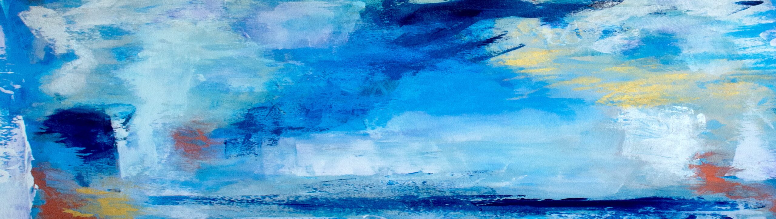 cropped image underwater painting